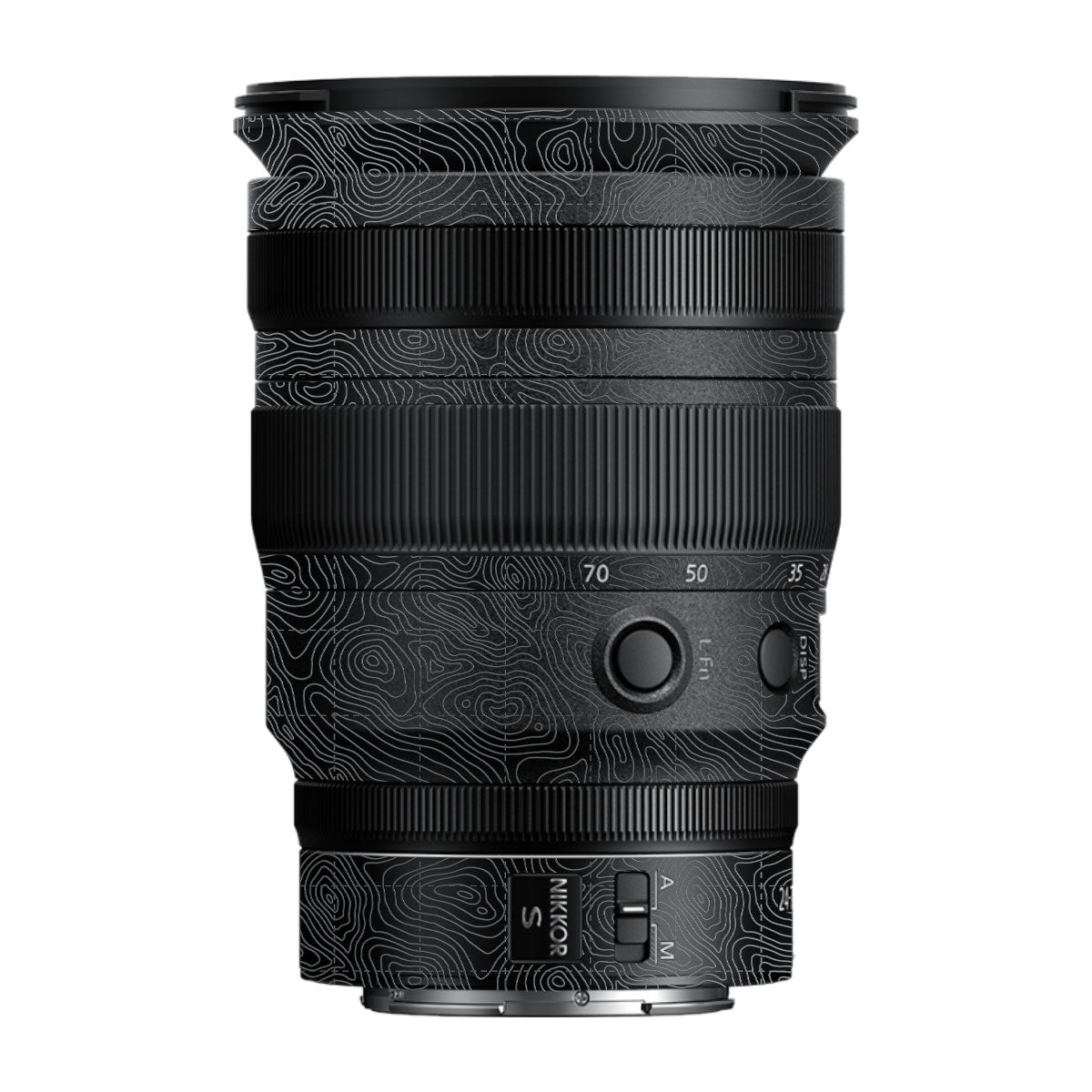 Textured Stealth Slate Nikon Nikkor Z 24-70MM F/2.8 S Camera Lens Skin