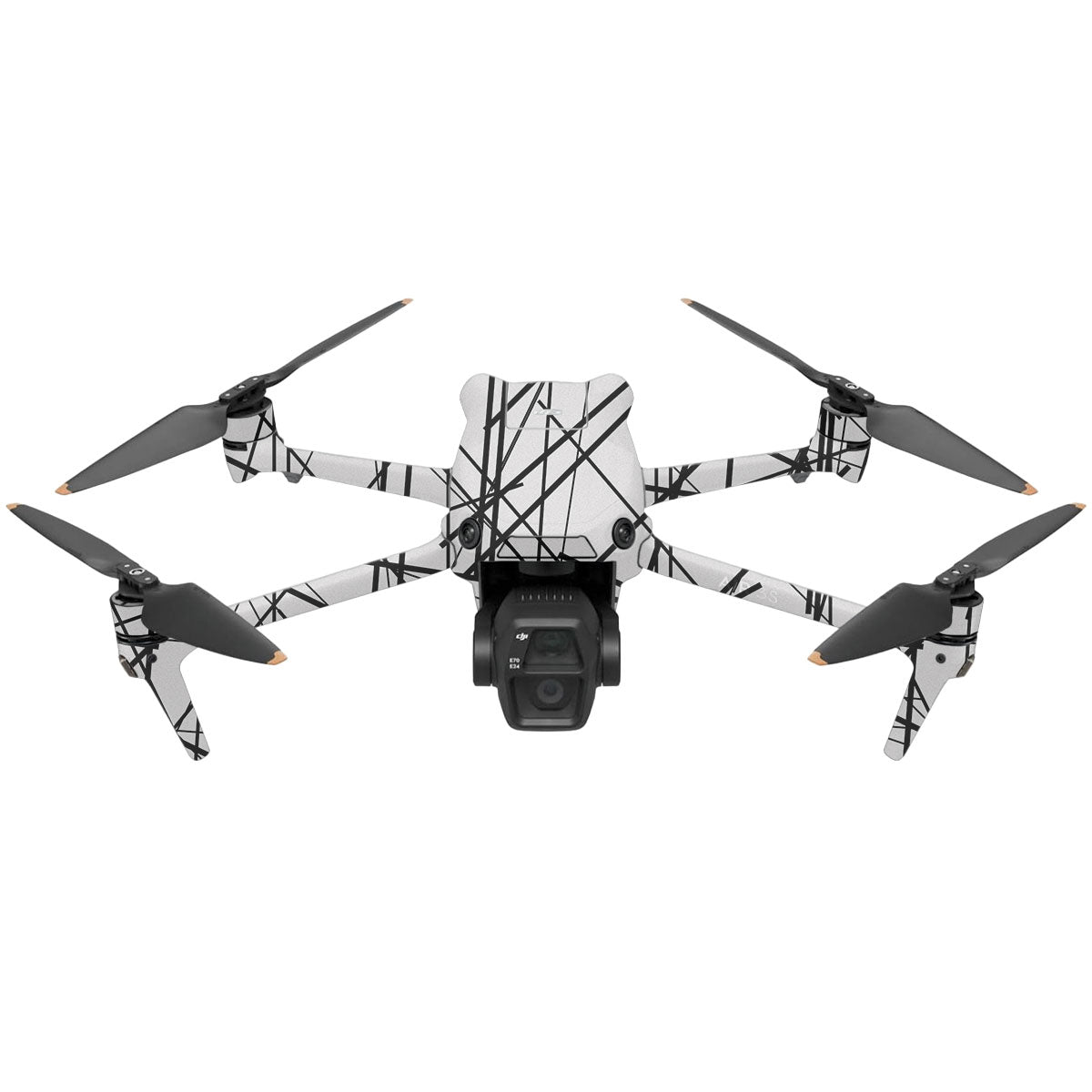 Textured Electric Blue Chaos DJI Air 3 Drone Skin