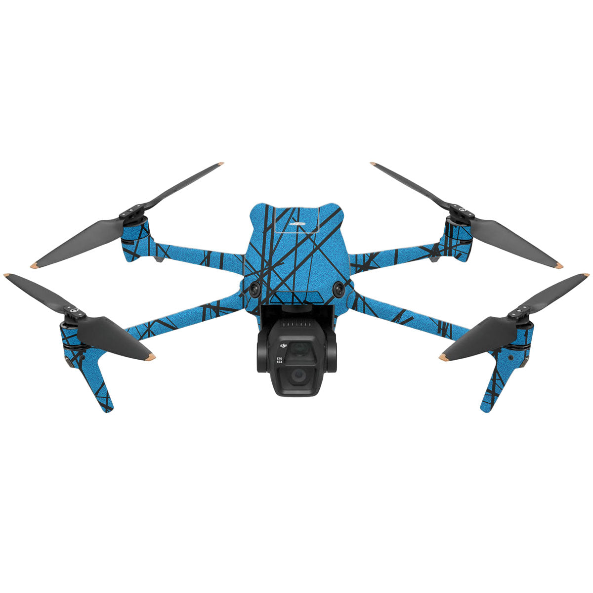Textured Golden Web DJI Air 3 Drone Skin
