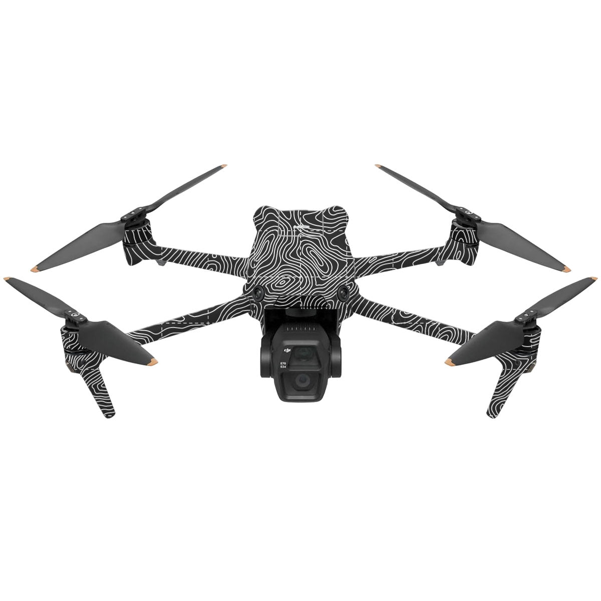 Textured Stealth Slate DJI Air 3 Drone Skin