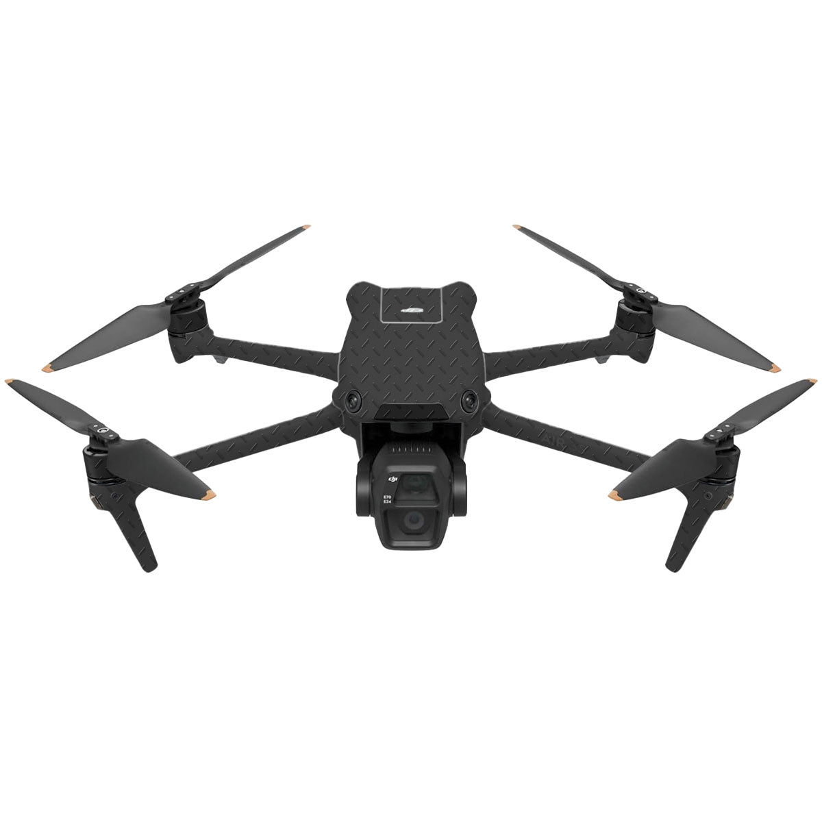 Textured Black Iron Plate DJI Air 3 Drone Skin