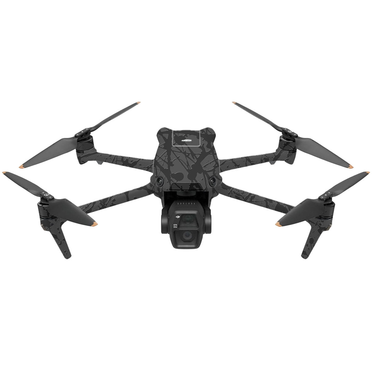 Textured Black Splash DJI Air 3 Drone Skin