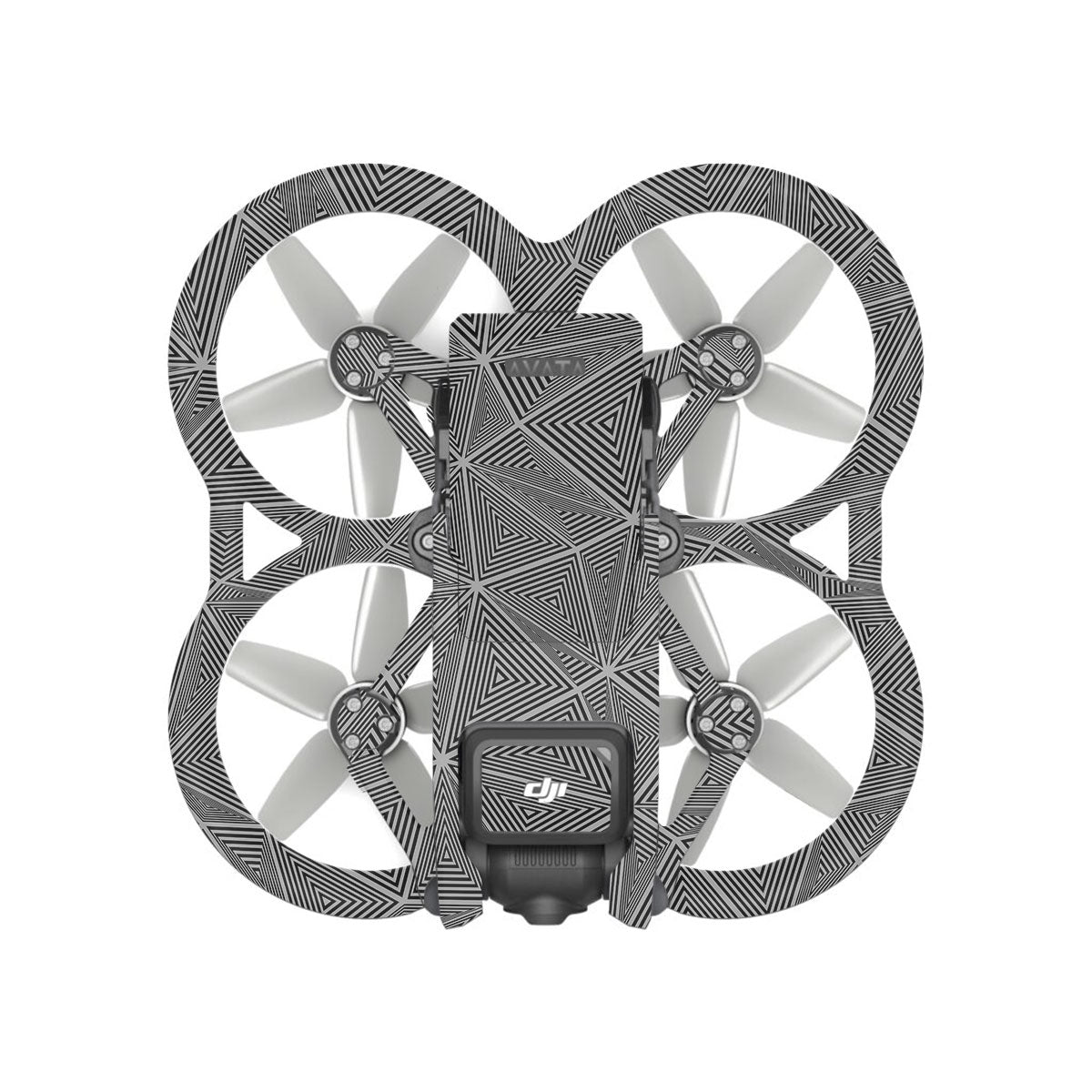 Textured Dark Prism Geometric DJI Avata Drone Skin