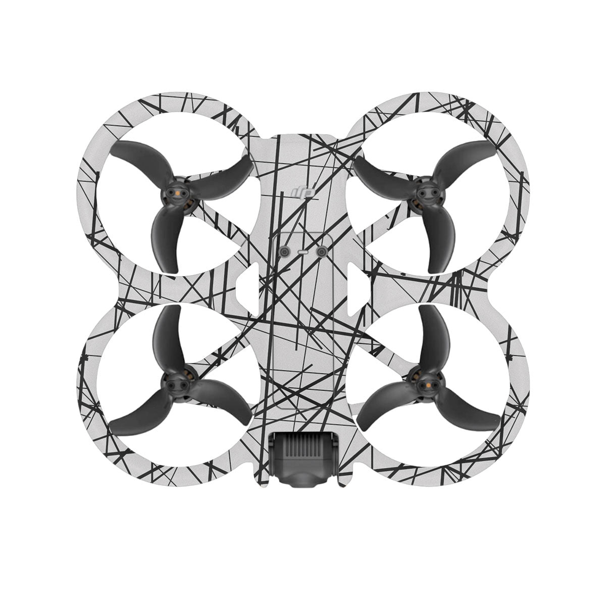 Textured Electric Blue Chaos DJI Avata 2 Drone Skin