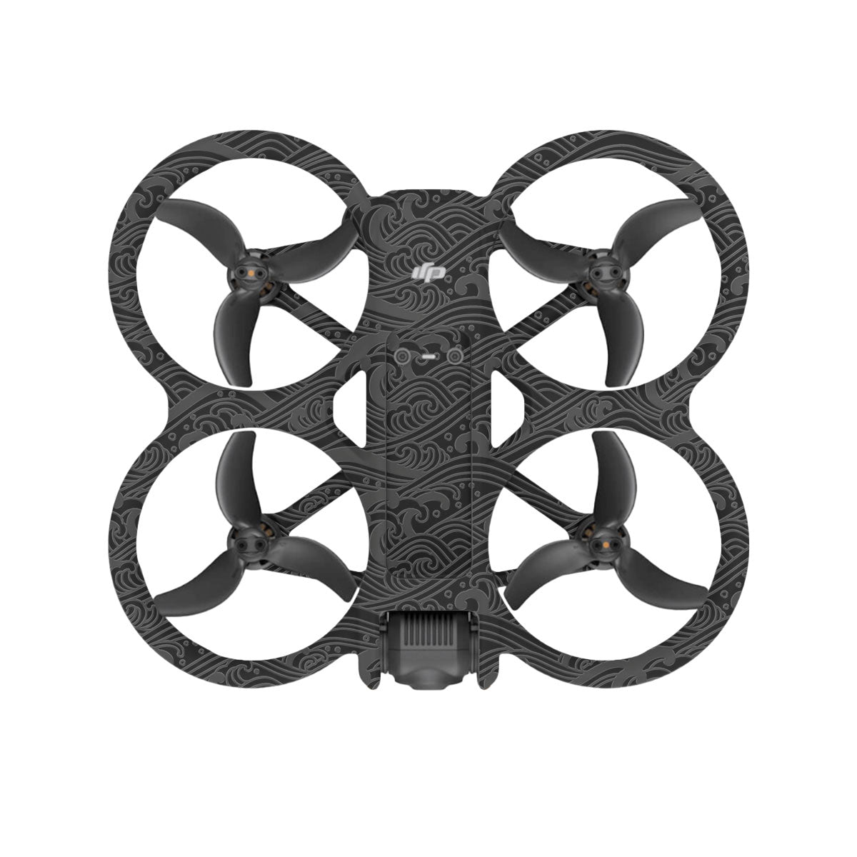Textured Crimson Wave DJI Avata 2 Drone Skin