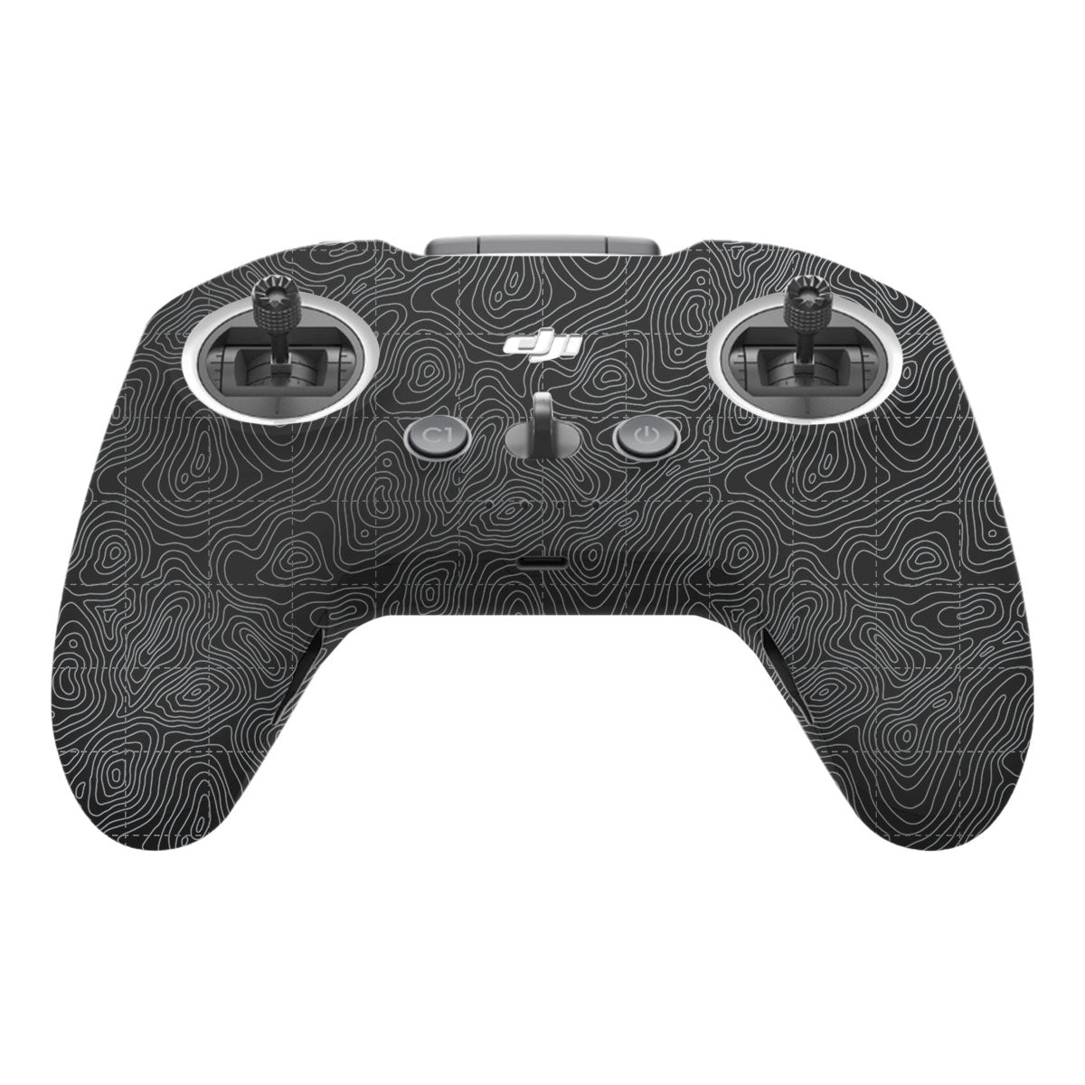 Textured Stealth Slate DJI FPV Remote Controller Skin