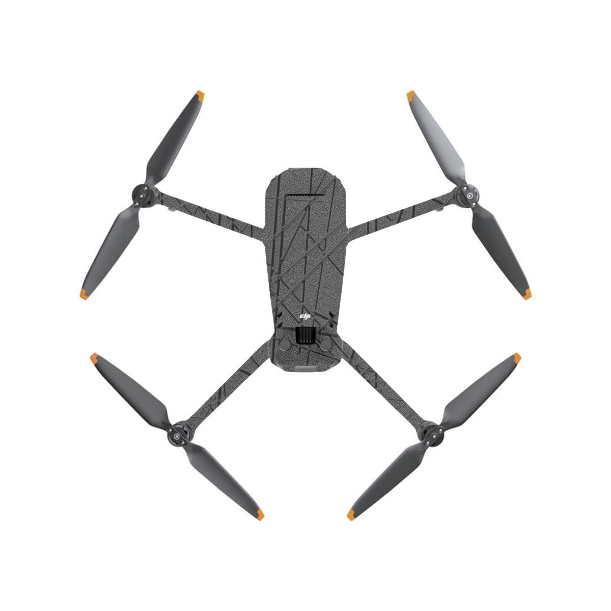 Textured Metallic Steel Grain DJI Mavic 3 Drone Skin