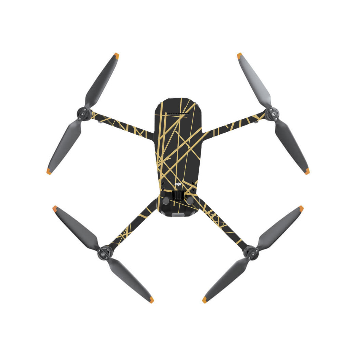 Textured Golden Web DJI Mavic 3 Drone Skin