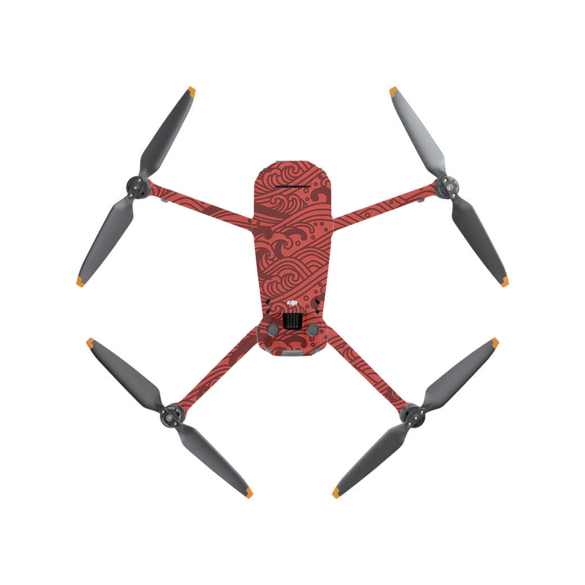 Textured Crimson Wave DJI Mavic 3 Drone Skin