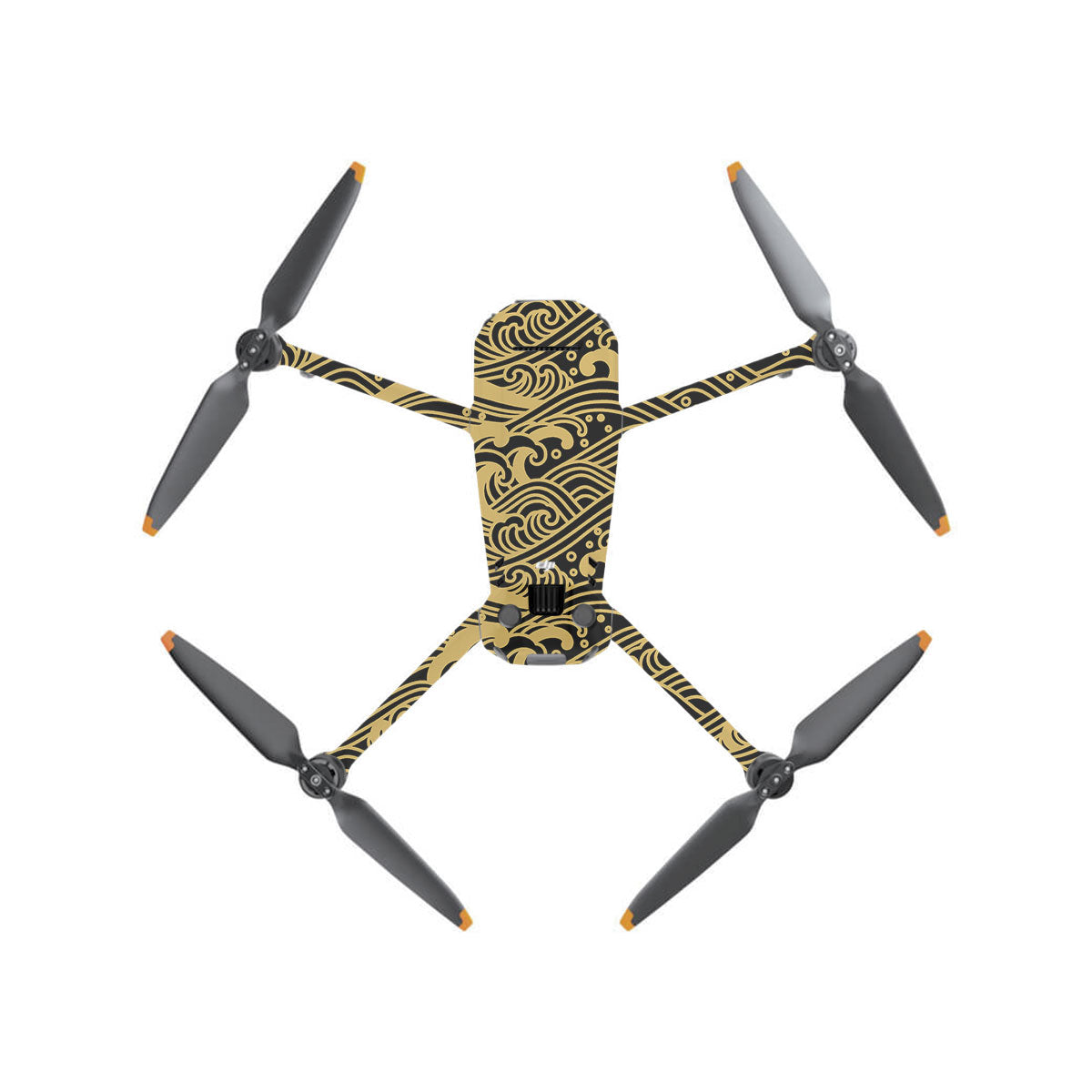 Textured Golden Tide DJI Mavic 3 Drone Skin