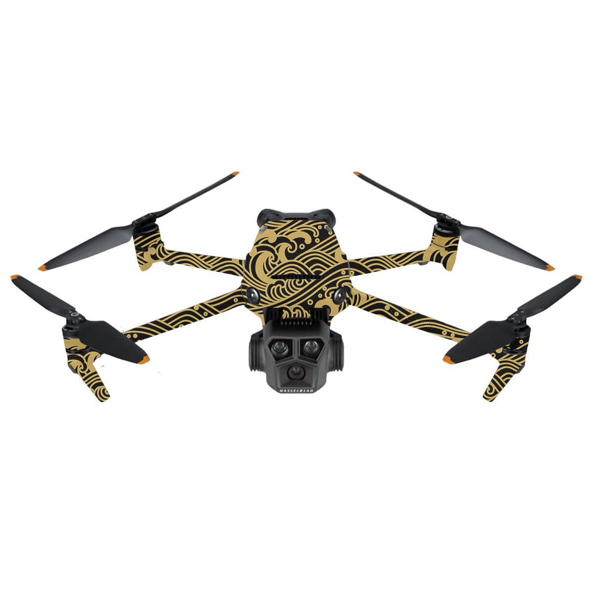 Textured Golden Tide DJI Mavic 3 Pro Drone Skin