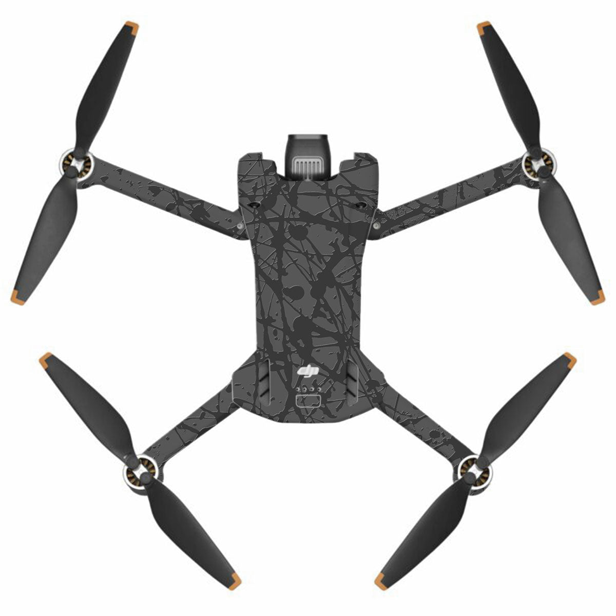 Textured Black Splash DJI Mini 3 Pro Drone Skin