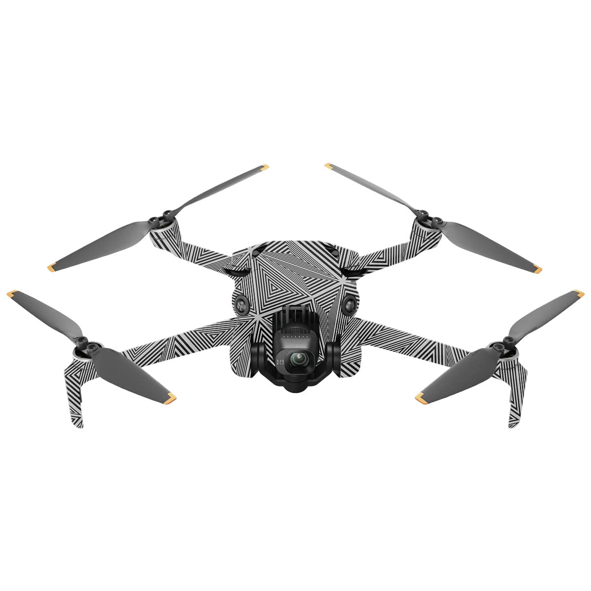 Textured Dark Prism Geometric DJI Mini 4 Pro Drone Skin