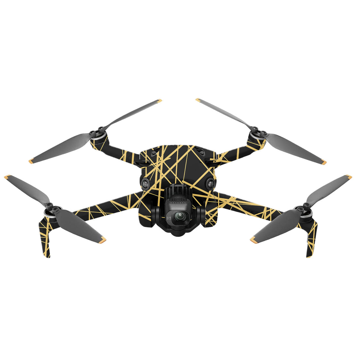 Textured Golden Web DJI Mini 4 Pro Drone Skin