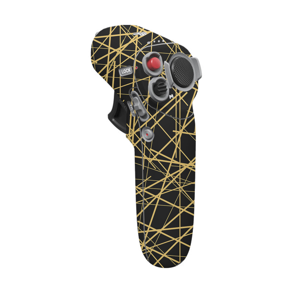 Textured Golden Web DJI Motion Remote Controller Skin