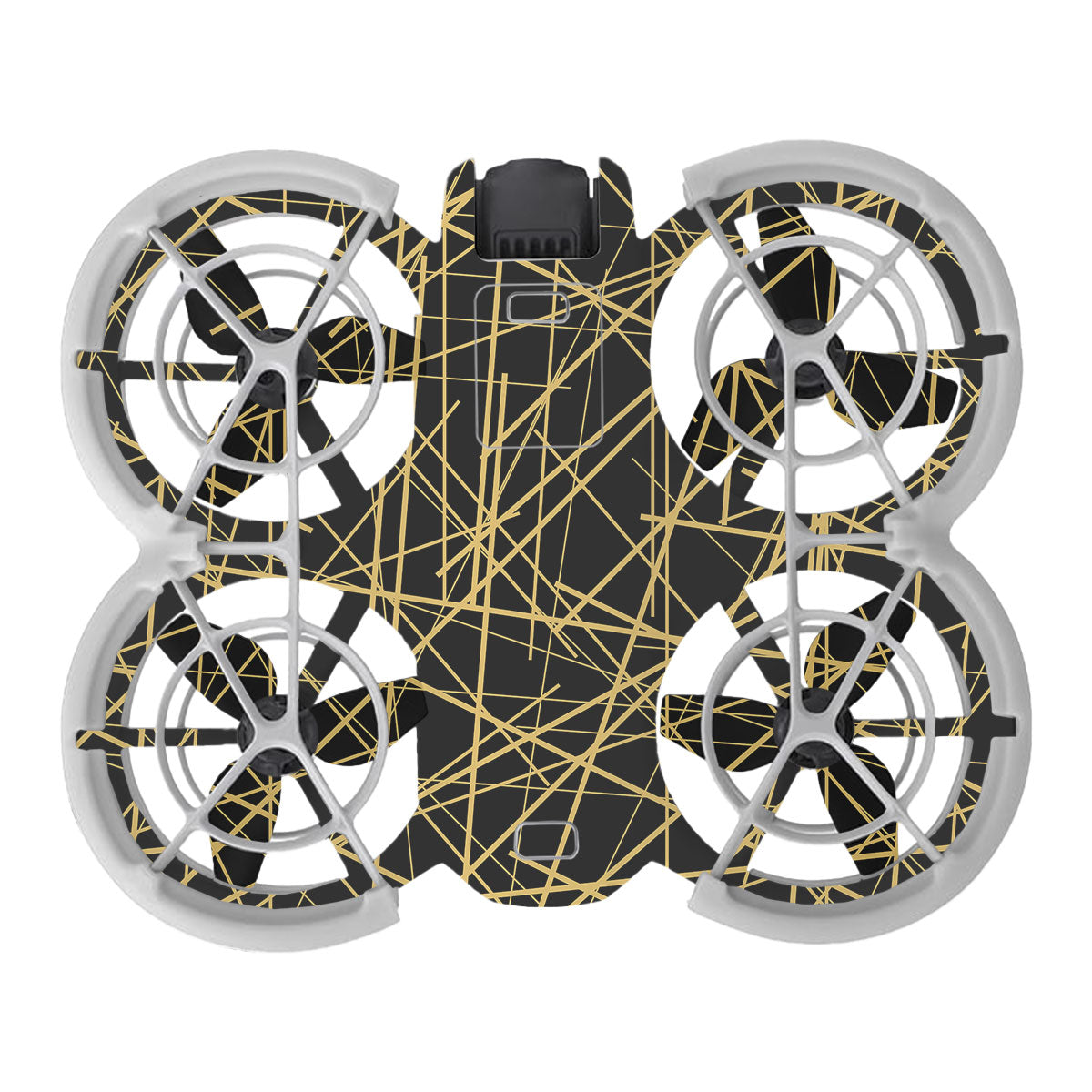 Textured Golden Web DJI Neo Drone Skin
