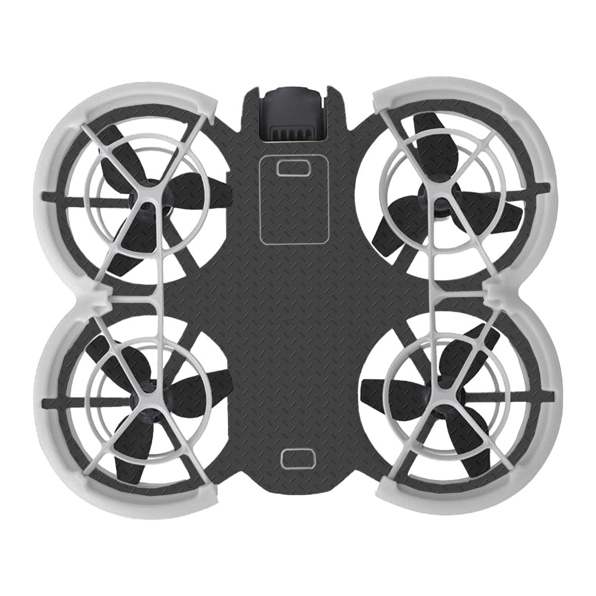 Textured Black Iron Plate DJI Neo Drone Skin
