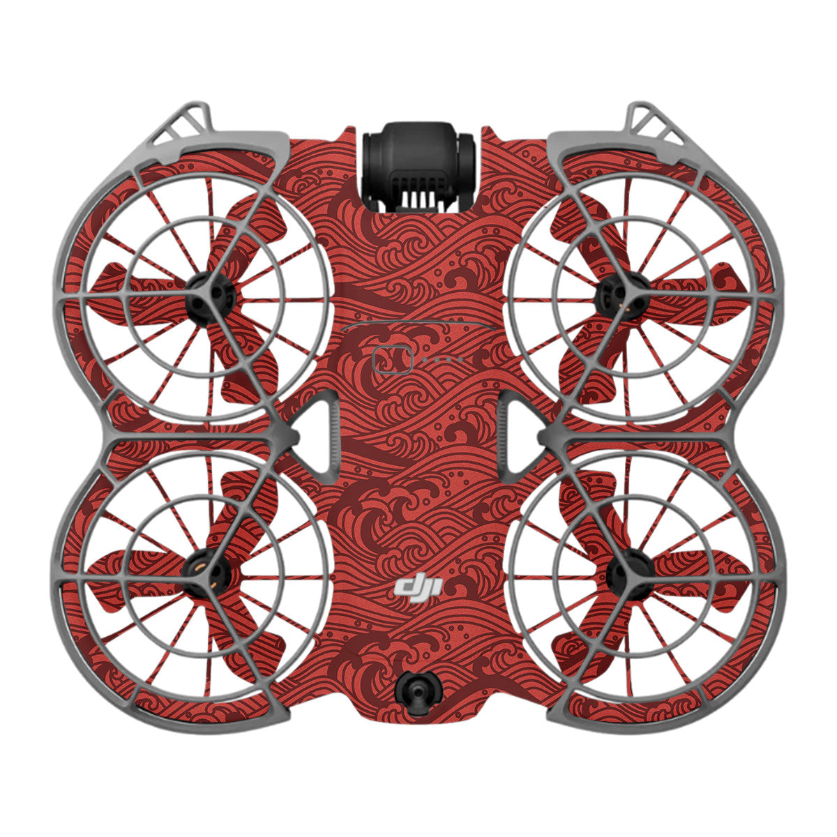 Textured Crimson Wave DJI Neo 2 Drone Skin