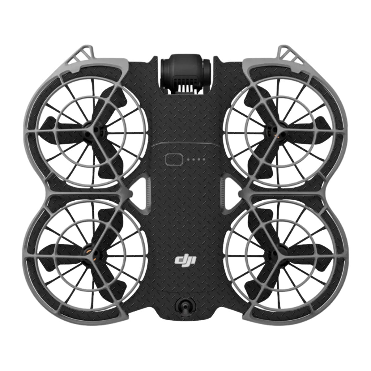 Textured Black Iron Plate DJI Neo 2 Drone Skin