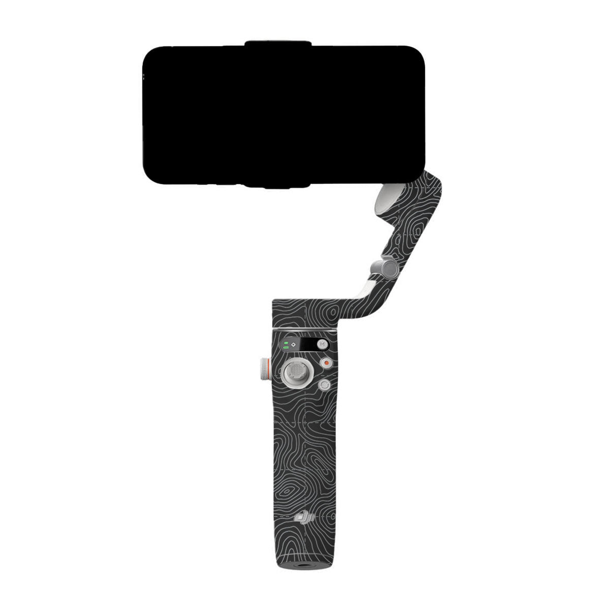 Textured Stealth Slate DJI OM 6 Gimbal Skin