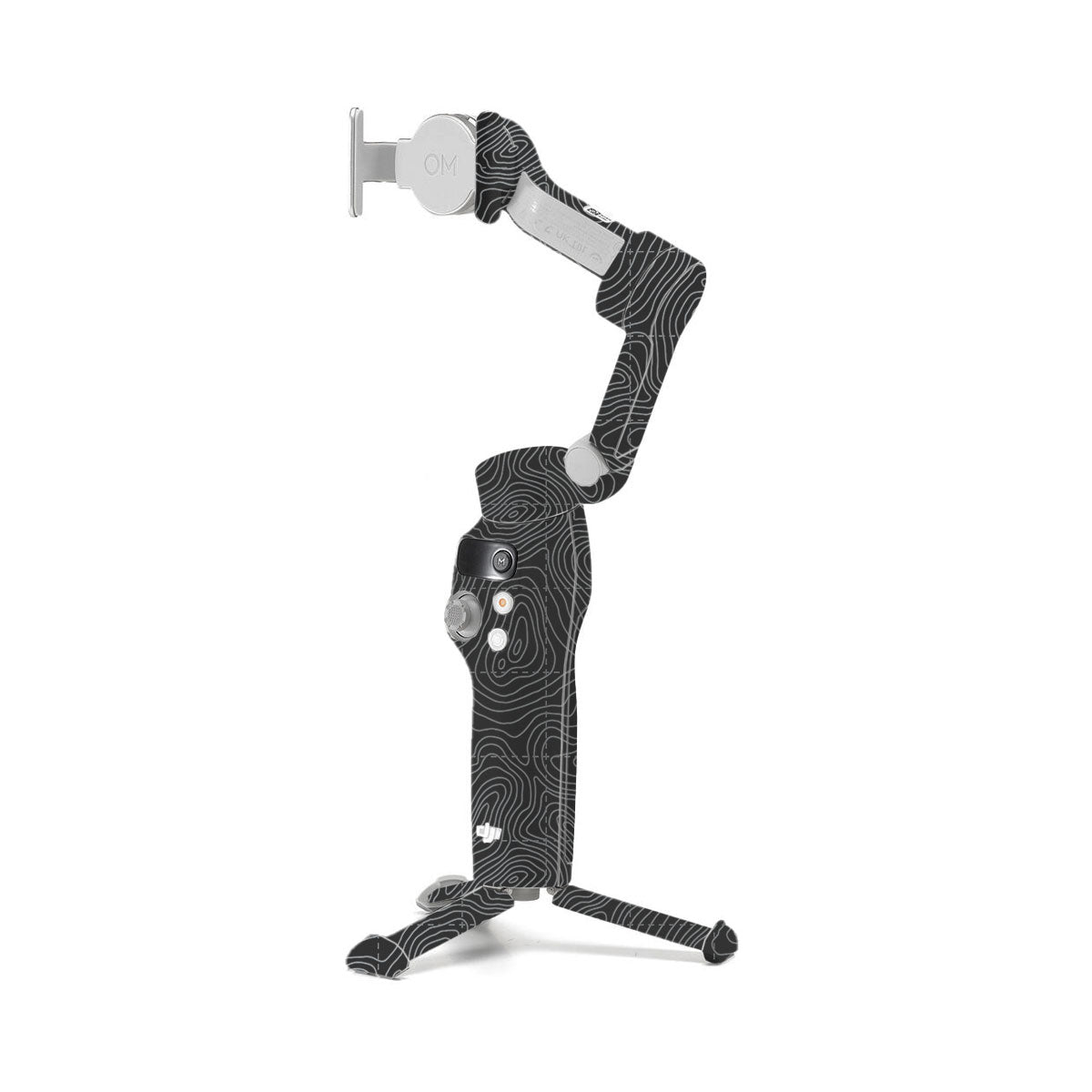 Textured Stealth Slate DJI OM 7 Gimbal Skin