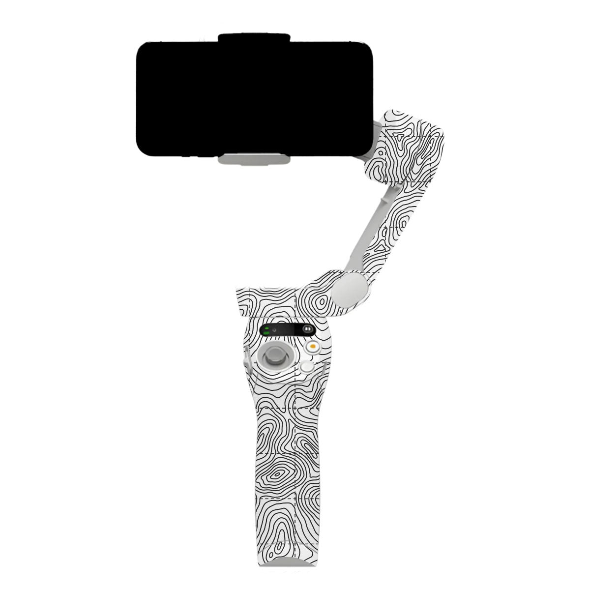 Textured Topo Flow DJI OM SE Gimbal Skin