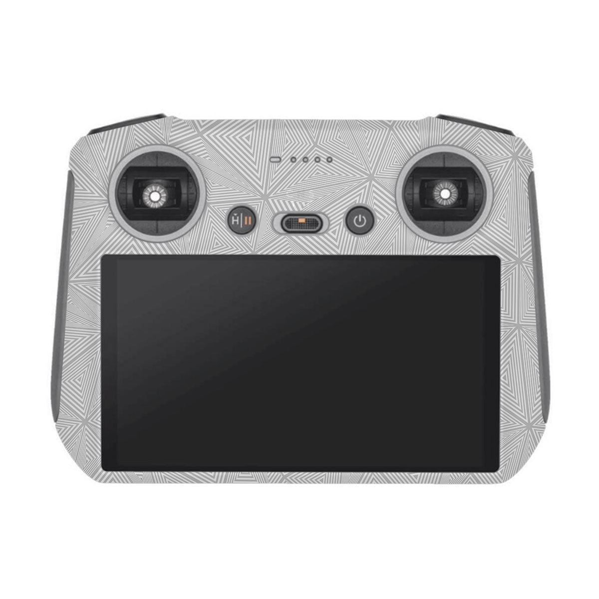 Textured Silver Prism Geometric DJI RC Remote Controller Skin