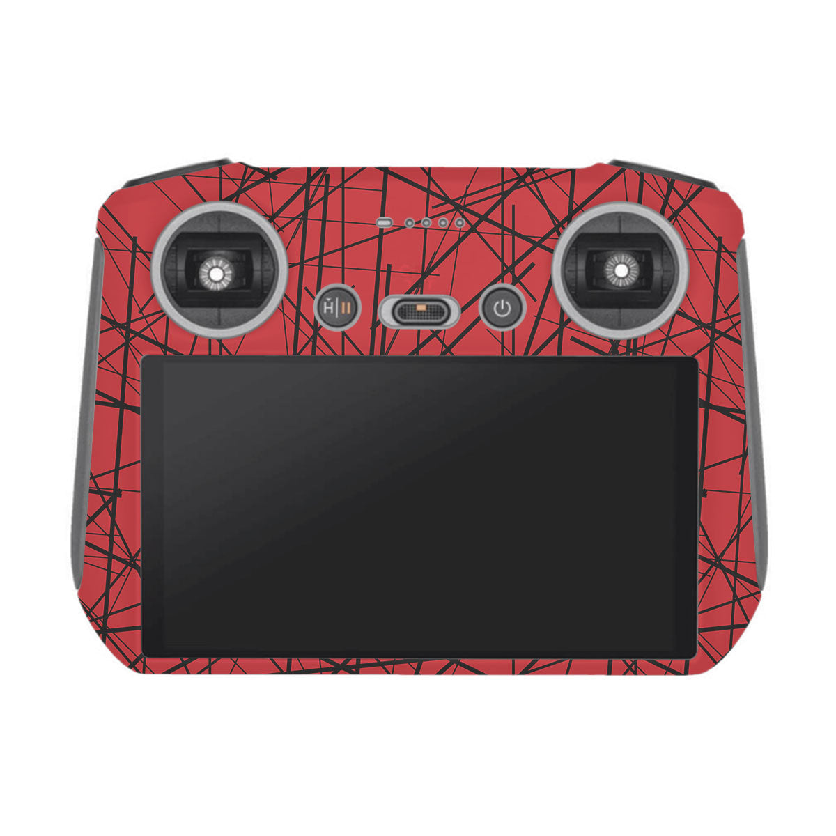Textured Red Chaos Line DJI RC Remote Controller Skin