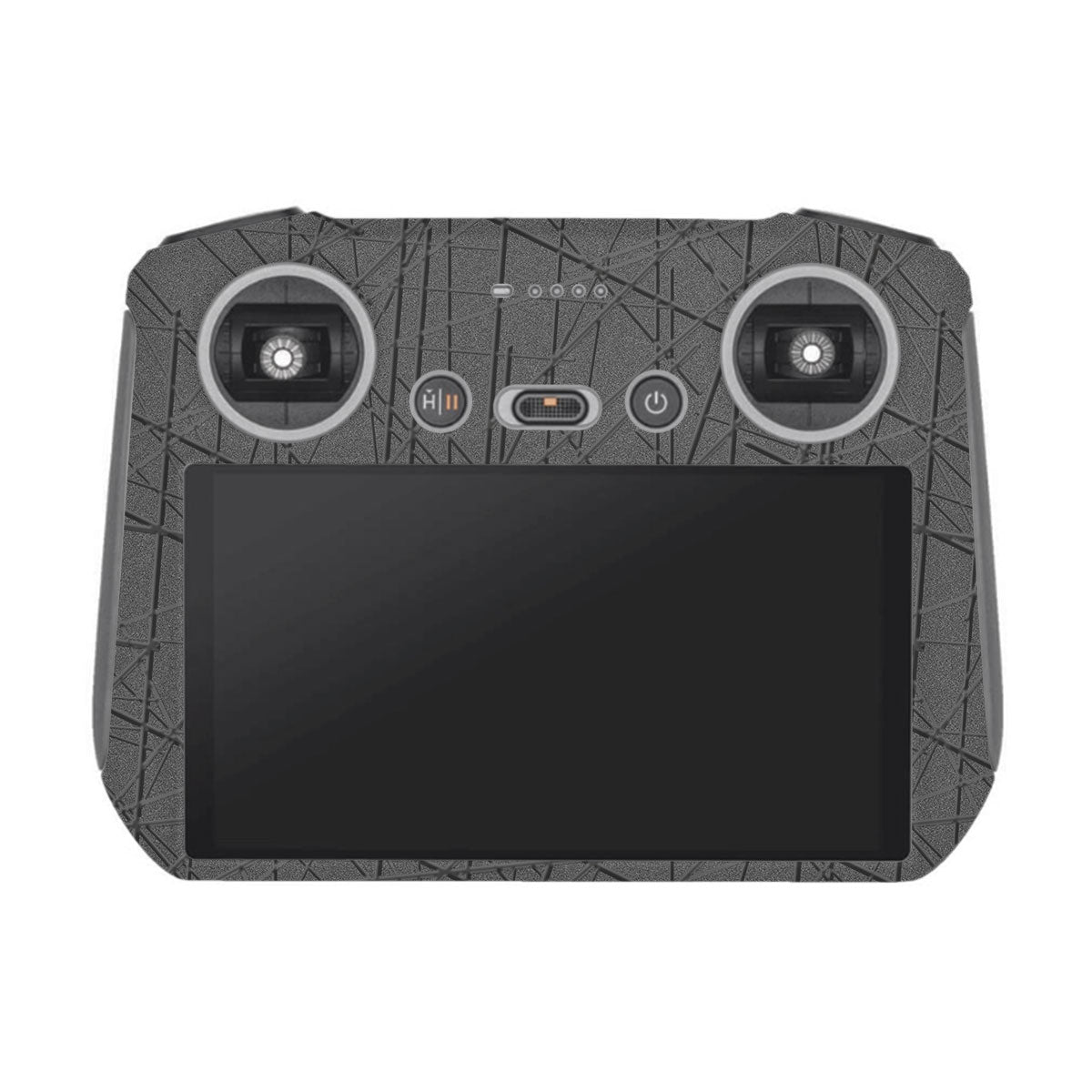 Textured Metallic Steel Grain DJI RC Remote Controller Skin