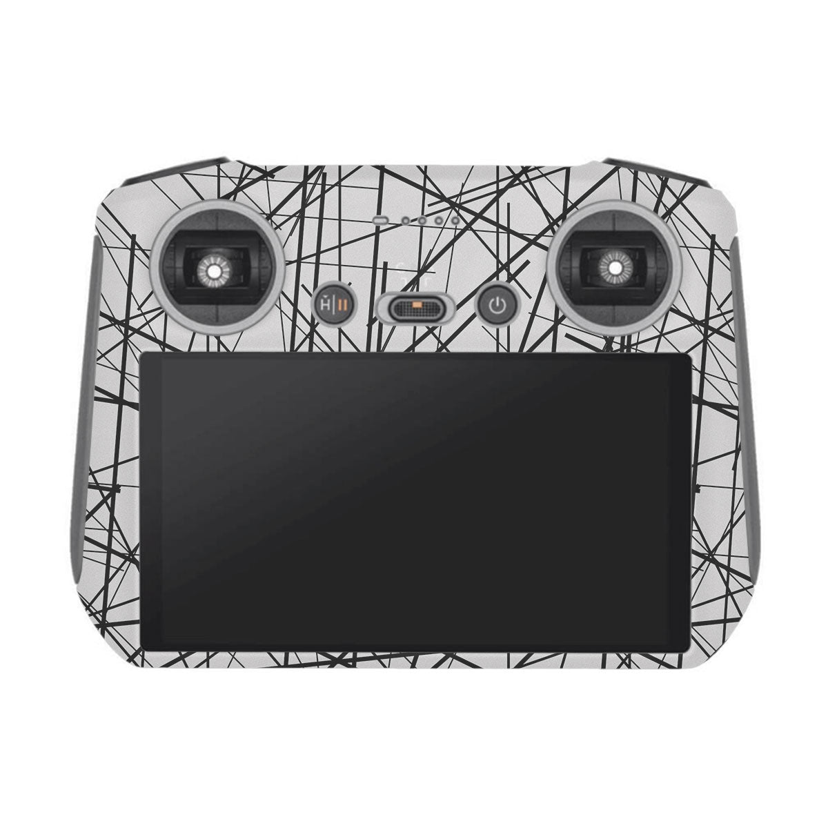 Textured White Chaos Line DJI RC Remote Controller Skin