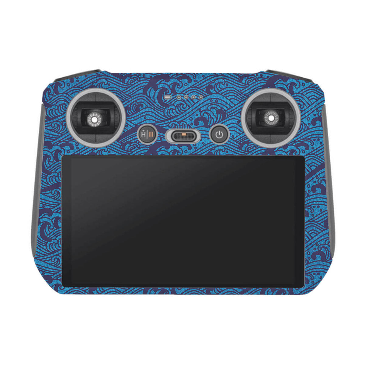 Textured Ocean Wave Blue DJI RC Remote Controller Skin
