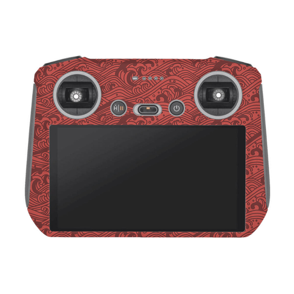 Textured Crimson Wave DJI RC Remote Controller Skin