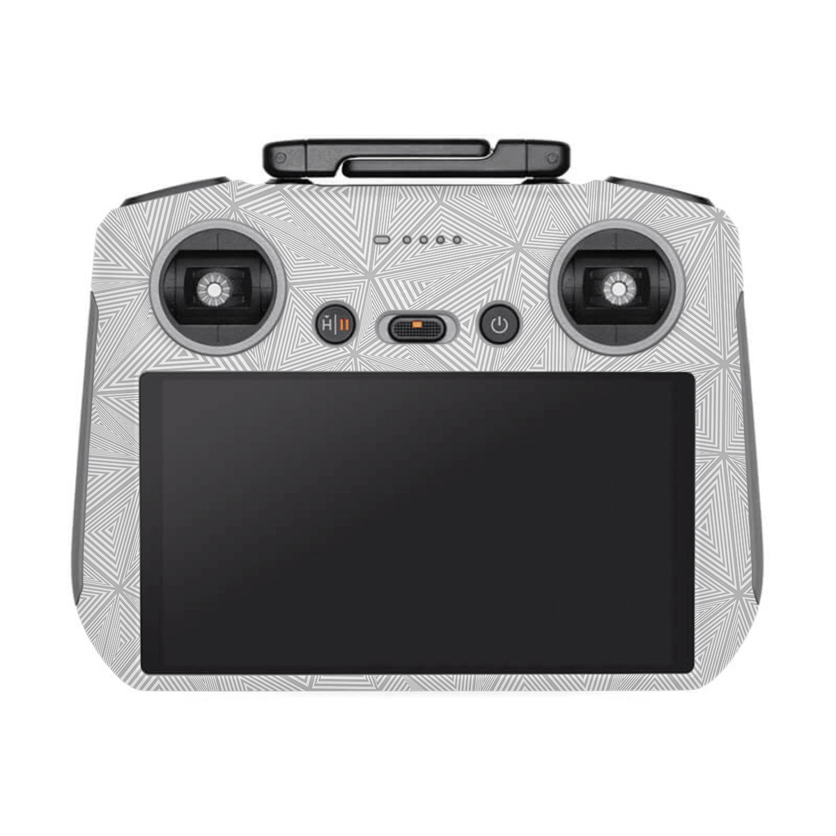 Textured Silver Prism Geometric DJI RC 2 Remote Controller Skin