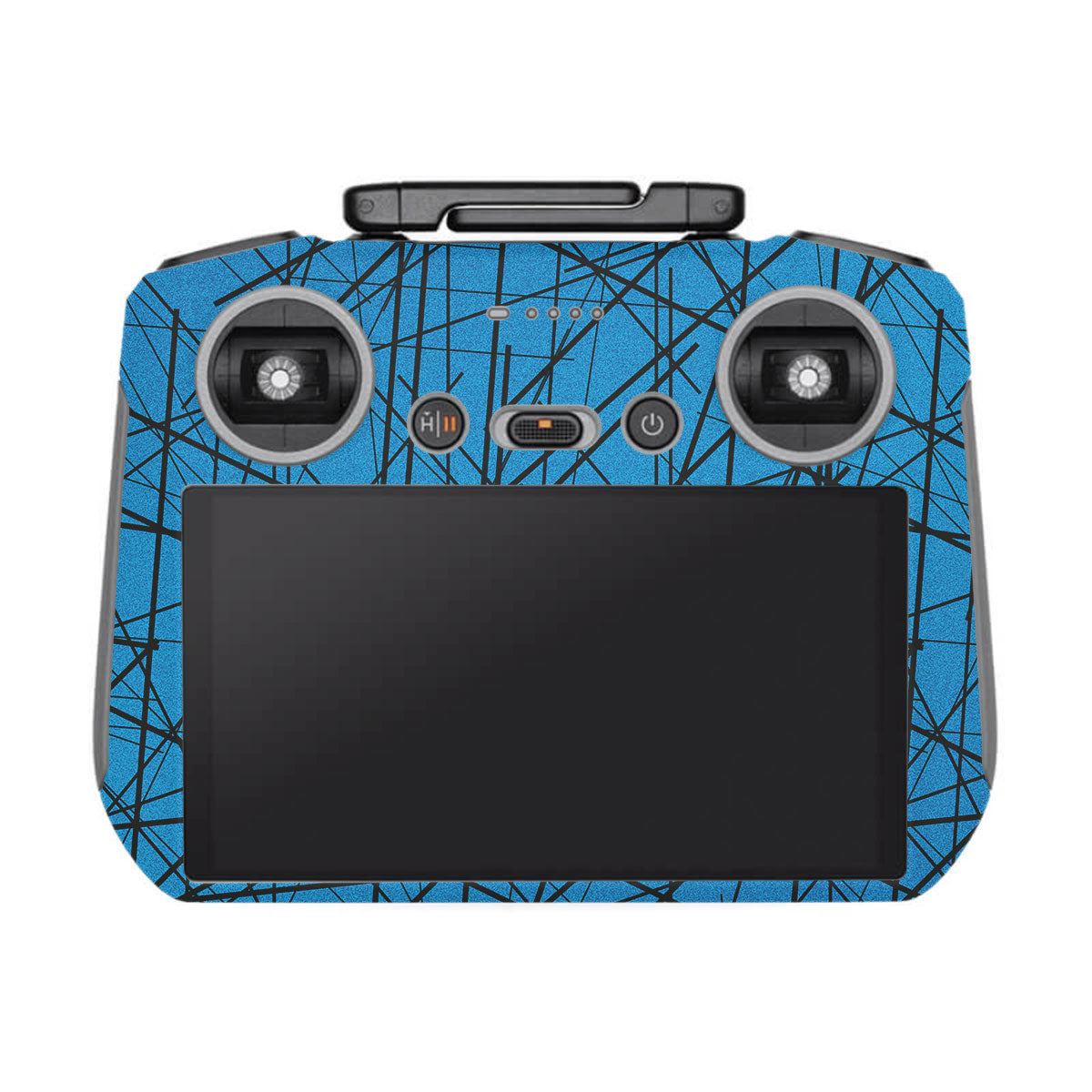 Textured Electric Blue Chaos DJI RC 2 Remote Controller Skin