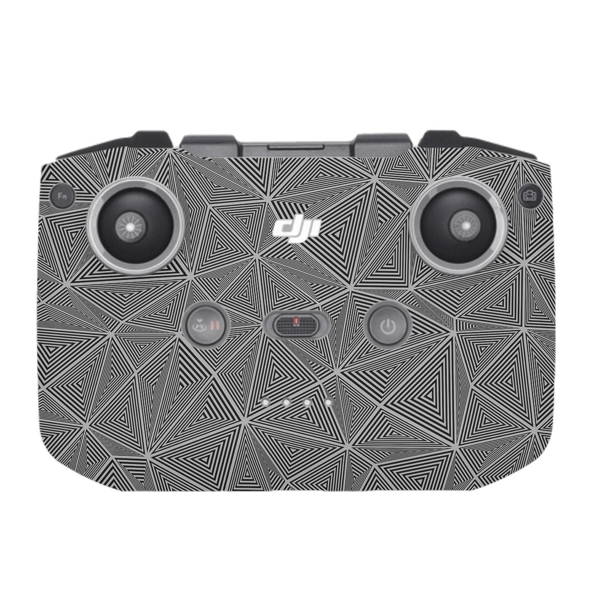 Textured Dark Prism Geometric DJI RC-N1 Remote Controller Skin