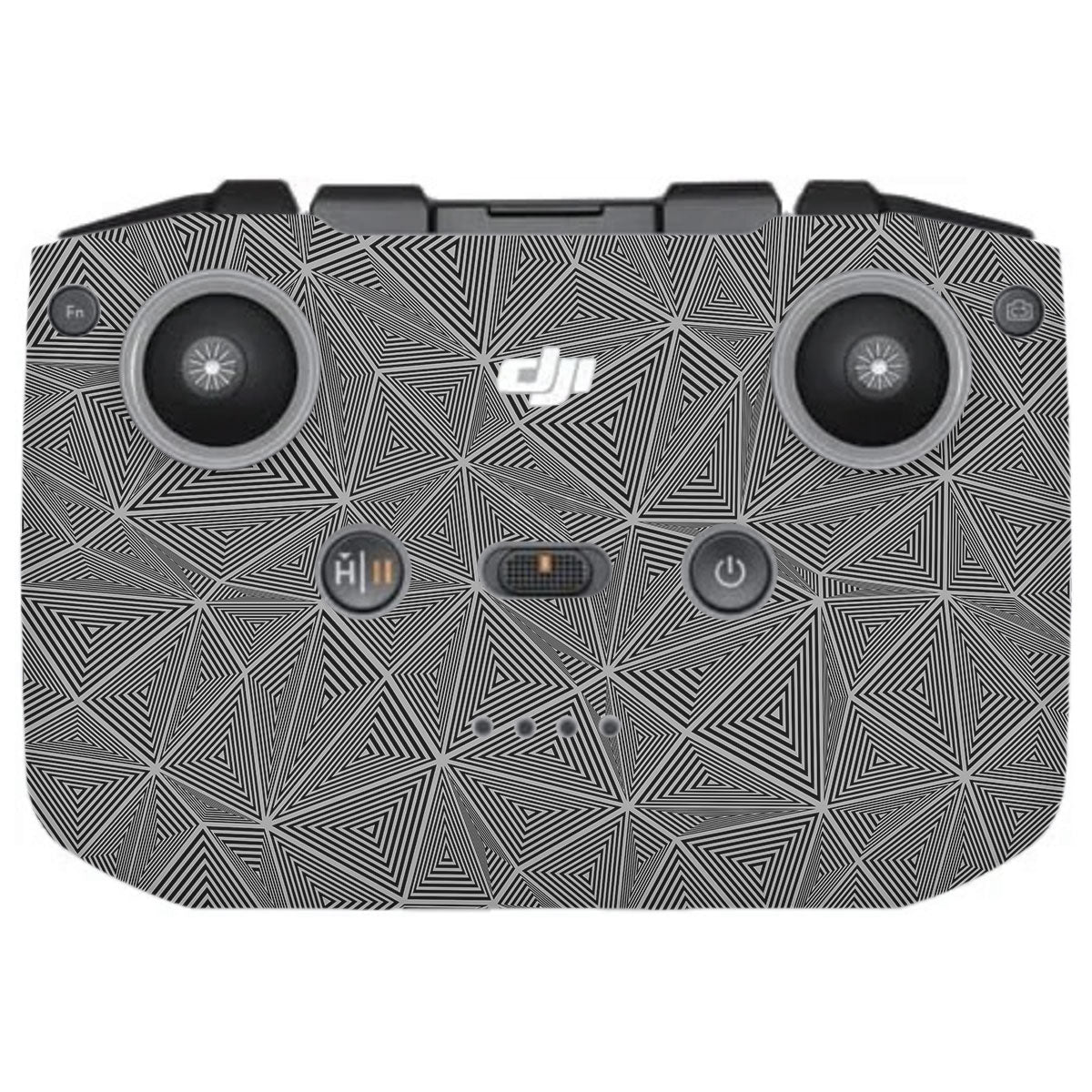 Textured Dark Prism Geometric DJI RC-N2 Remote Controller Skin