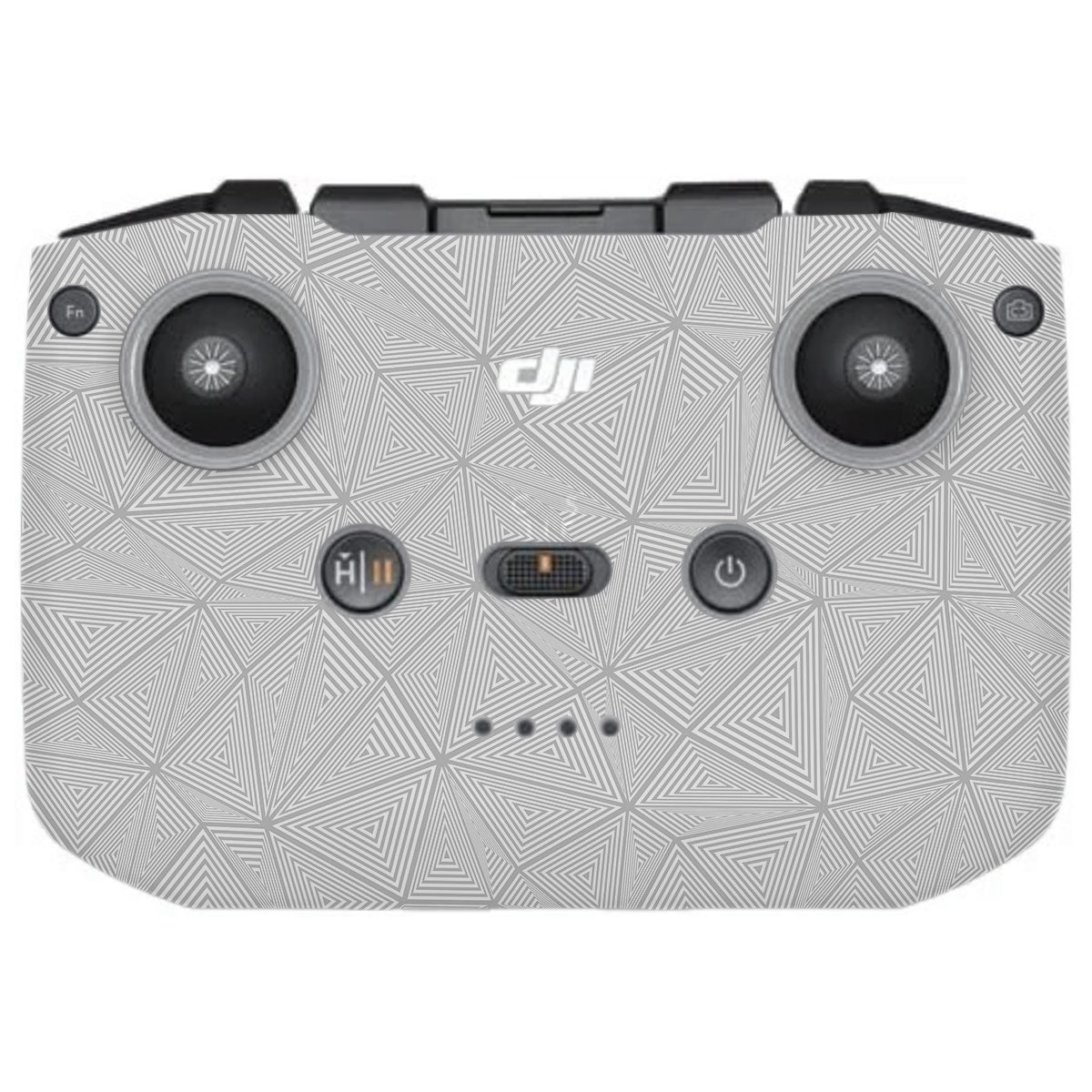 Textured Silver Prism Geometric DJI RC-N2 Remote Controller Skin