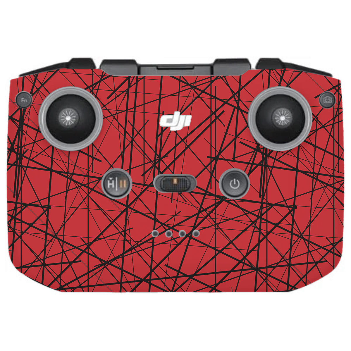 Textured Red Chaos Line DJI RC-N2 Remote Controller Skin