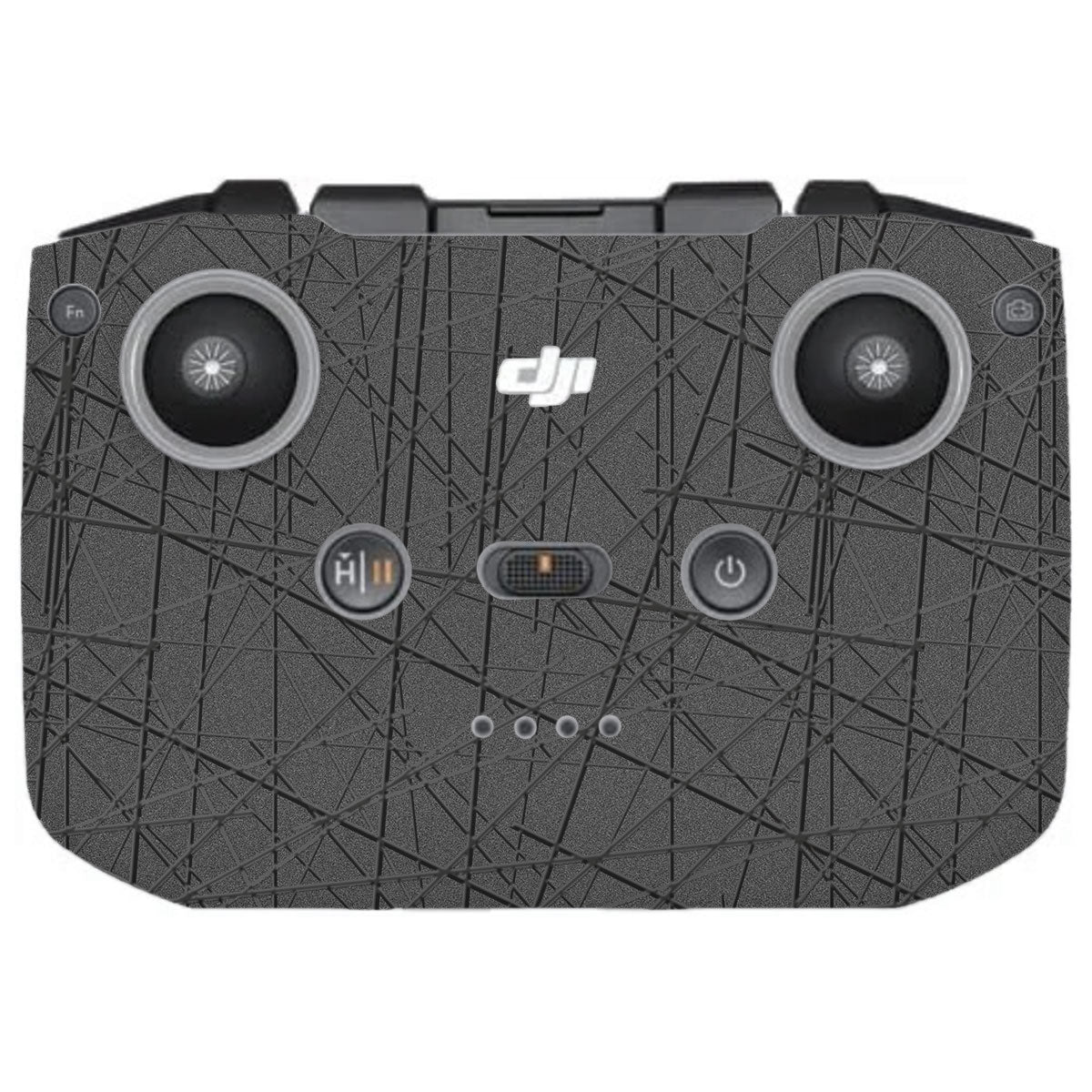 Textured Metallic Steel Grain DJI RC-N2 Remote Controller Skin