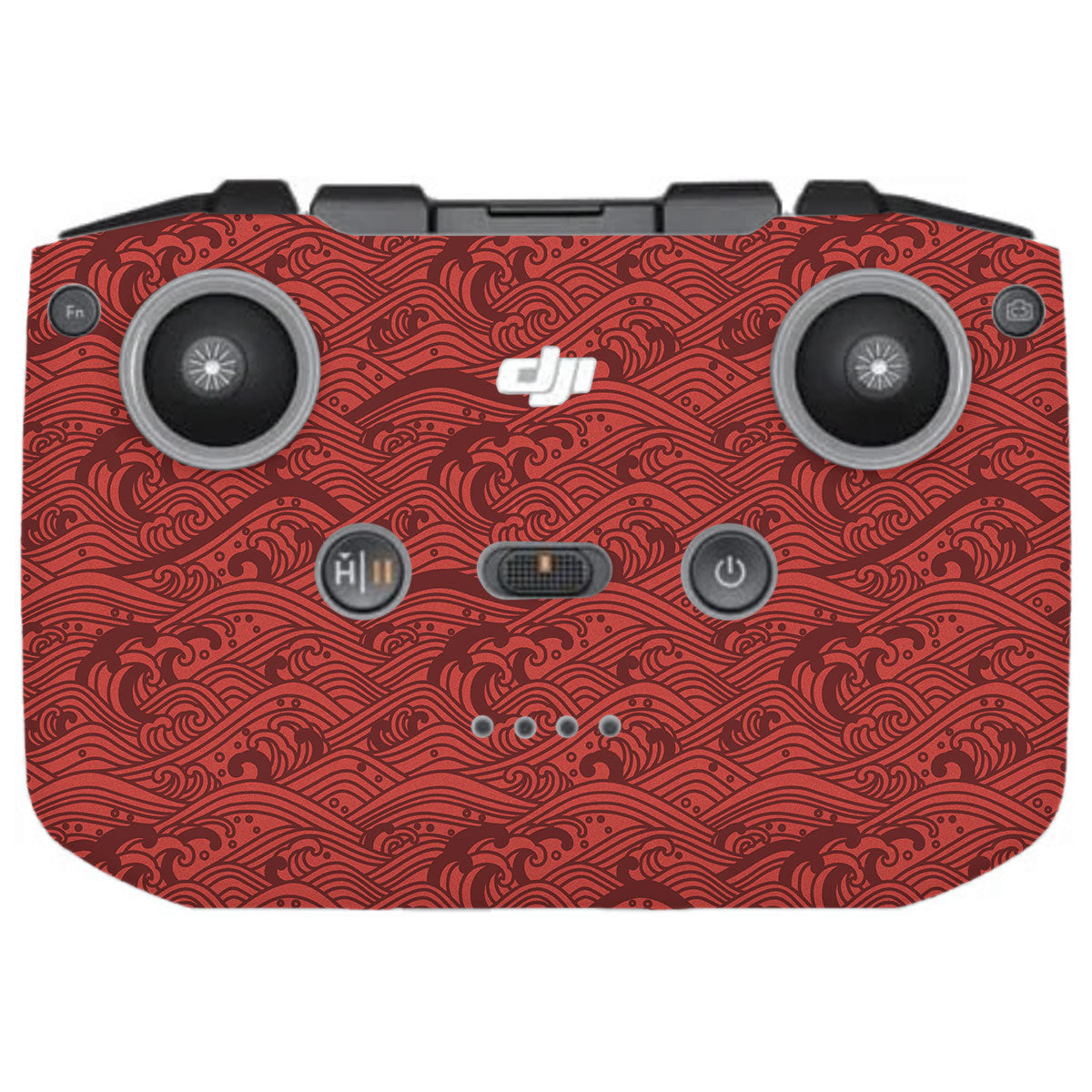 Textured Crimson Wave DJI RC-N2 Remote Controller Skin
