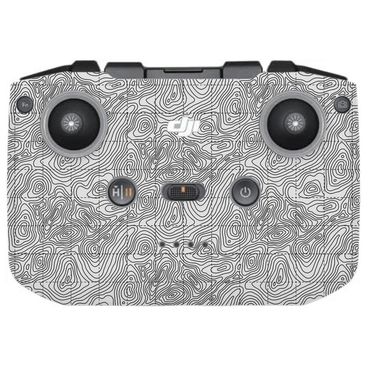 Textured Topo Flow DJI RC-N2 Remote Controller Skin