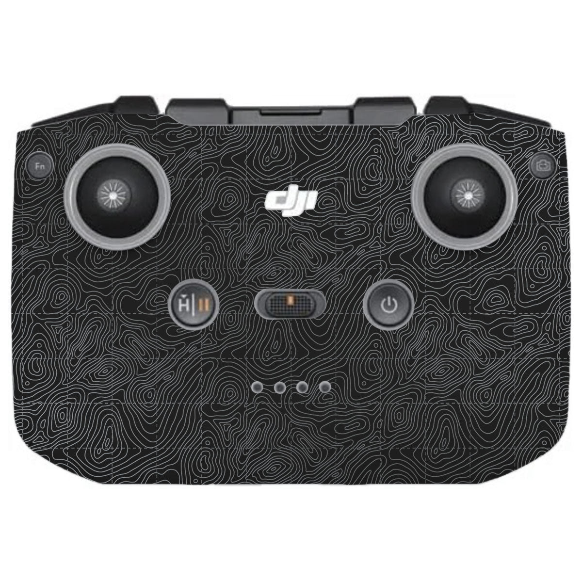 Textured Stealth Slate DJI RC-N2 Remote Controller Skin