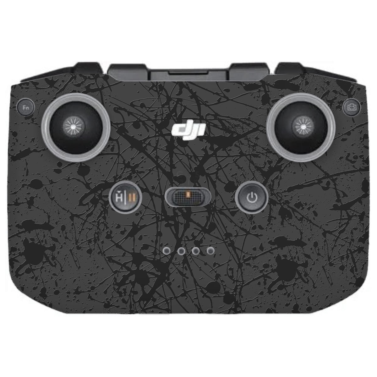 Textured Black Splash DJI RC-N2 Remote Controller Skin