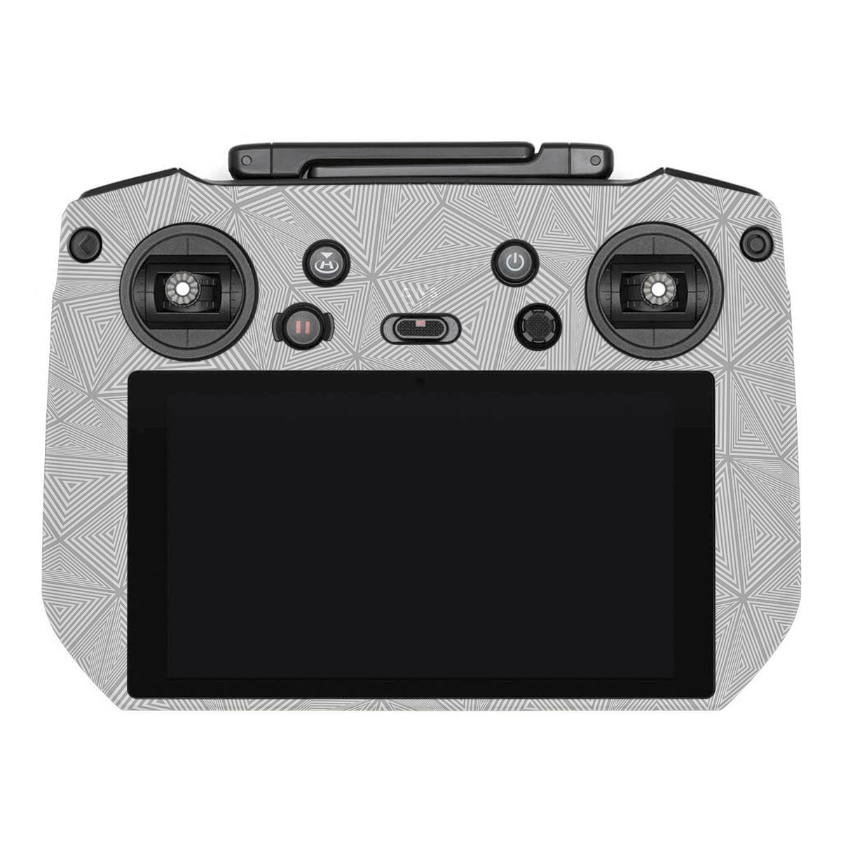 Textured Silver Prism Geometric DJI RC Pro Remote Controller Skin