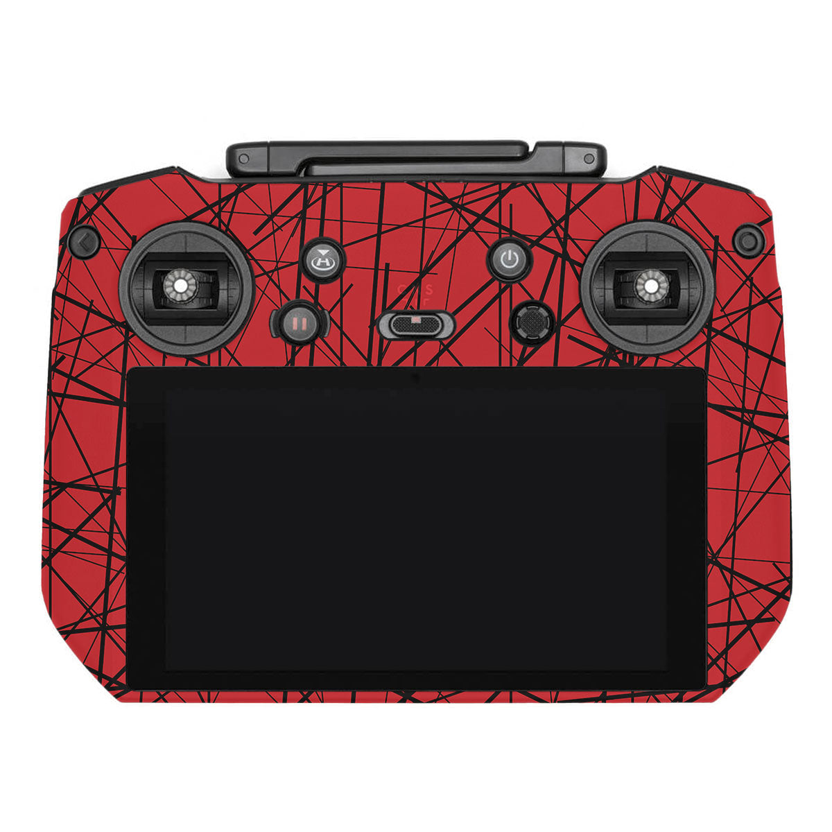 Textured Red Chaos Line DJI RC Pro Remote Controller Skin
