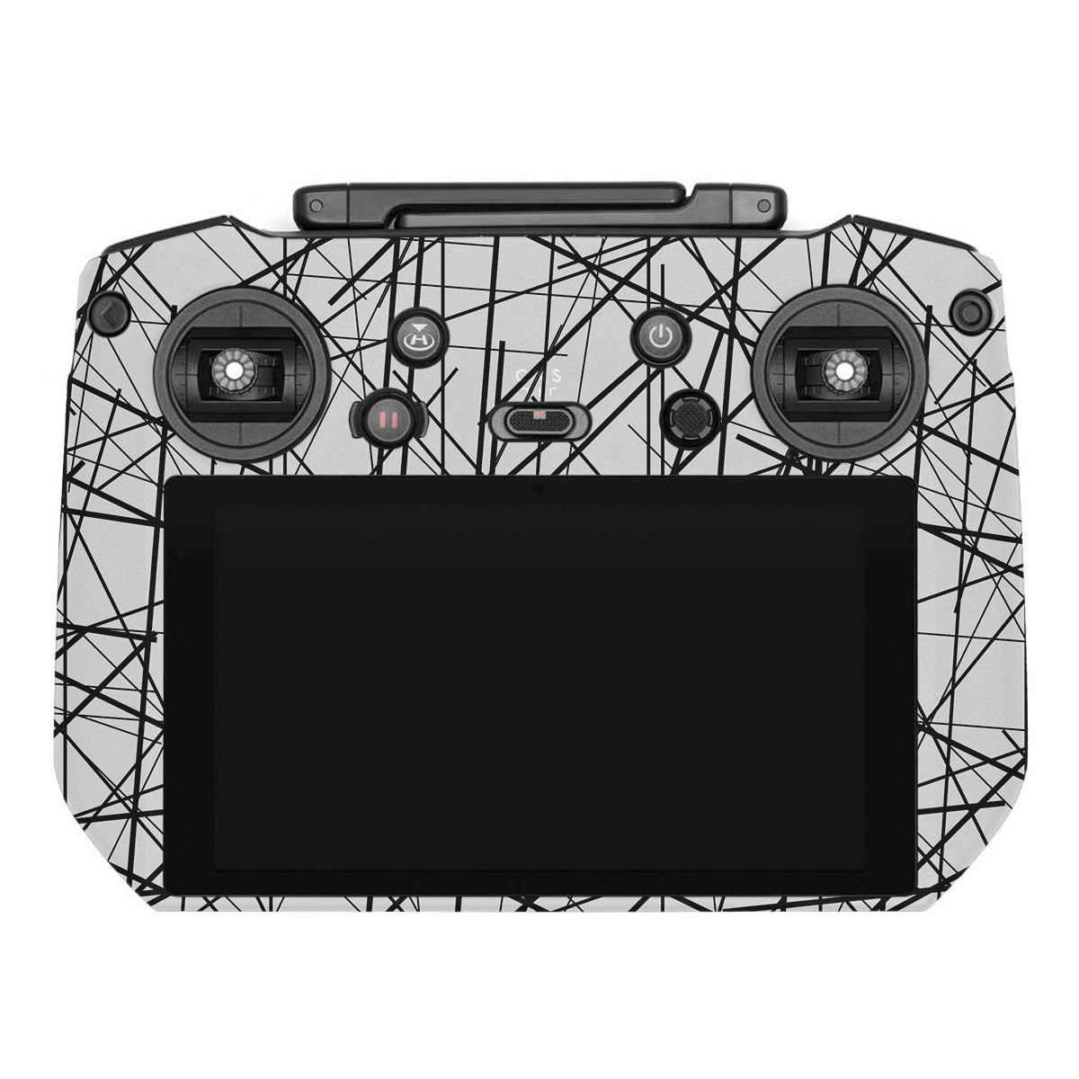 Textured White Chaos Line DJI RC Pro Remote Controller Skin