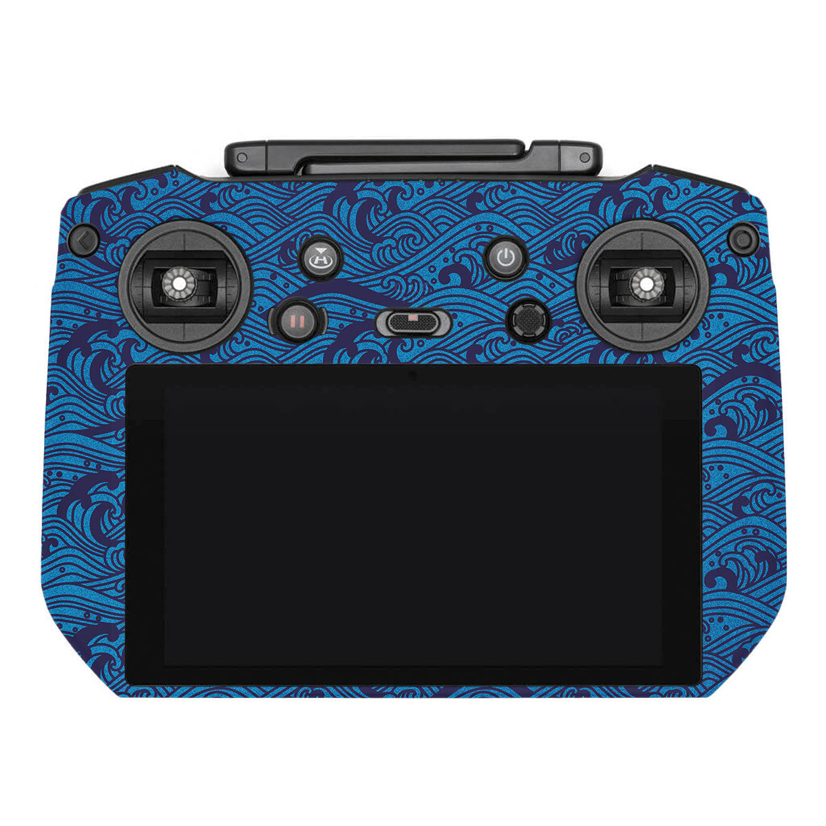 Textured Ocean Wave Blue DJI RC Pro Remote Controller Skin