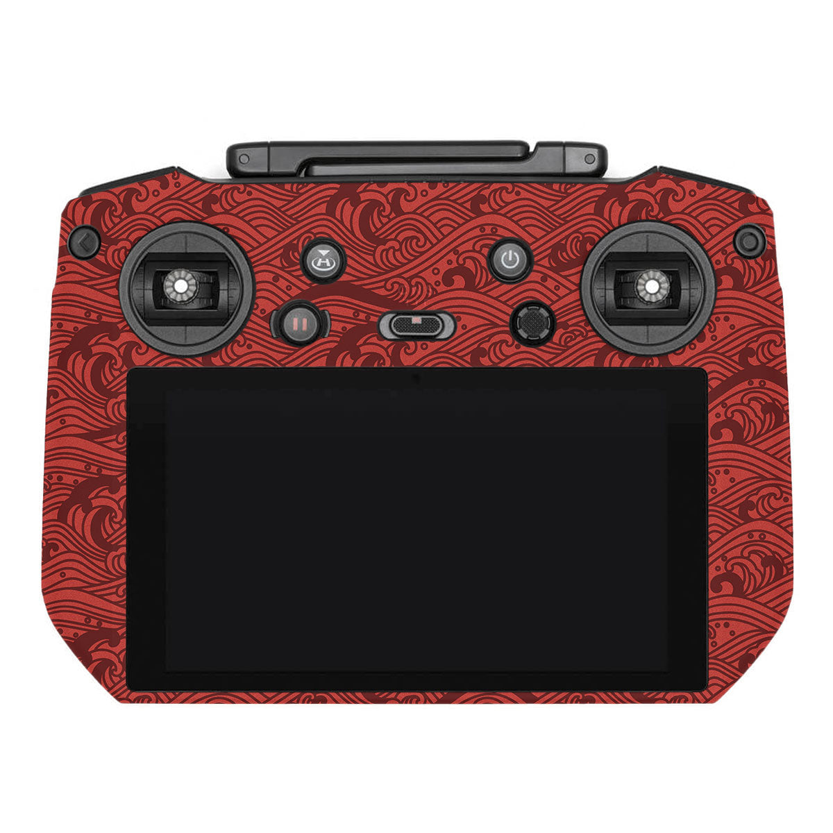 Textured Crimson Wave DJI RC Pro Remote Controller Skin