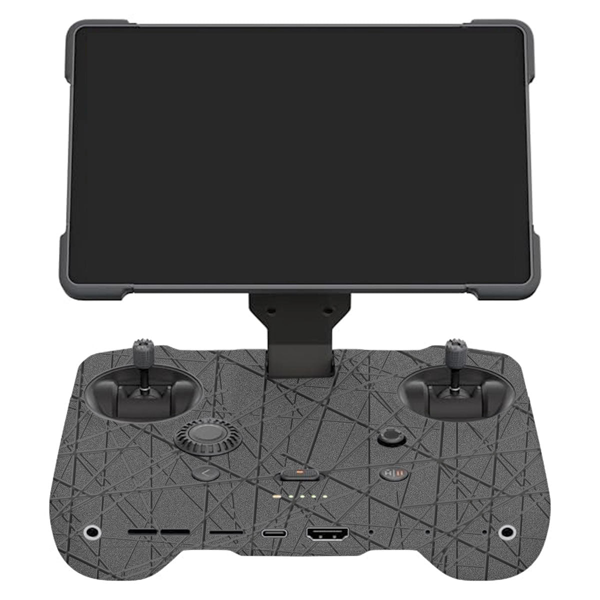 Textured Metallic Steel Grain DJI RC Pro 2 Remote Controller Skin
