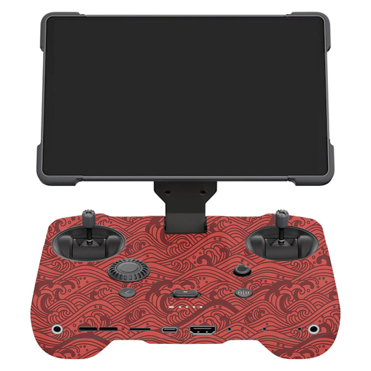 Textured Crimson Wave DJI RC Pro 2 Remote Controller Skin
